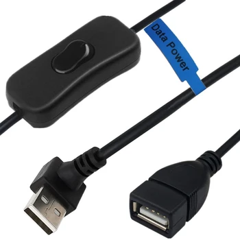 Удлинительный кабел за USB 2.0 мъж към жена За пренос на данни Източник на захранване