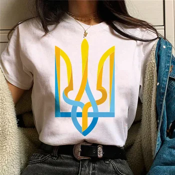 Украински тениски Rwa, дамски градинска дрехи, забавен топ в стил харадзюку, дамски дизайнерски дрехи