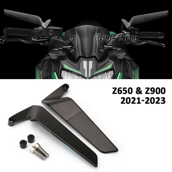 Универсално Странично Огледало Мотоциклет За Kawasaki Z900 Z 900 Z650 Z 650 2021 2022 2023 Странично Огледало за Обратно виждане С Предното Крило