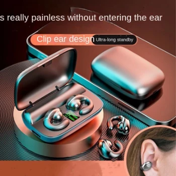 Ушите с Костна Проводимост Bluetooth-Слушалки Спортни Слушалки Tws за Realme X3 Oppo A97 Motorola One Fusion Moto G9 Pl