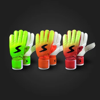 Футболни вратарские ръкавици мини Футболни вратарские ръкавици Сгъстено с пълна защита на пръстите на ръцете за обучение на деца, юноши