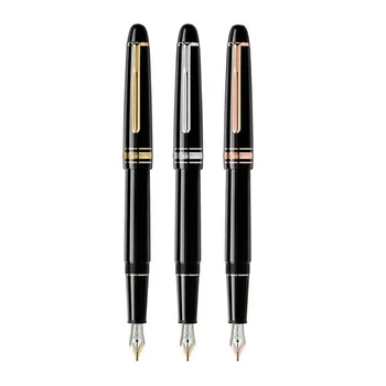 Химикалка писалка 145 MB Сачмен крушка с 2 заправками Черен цвят, чешма без мастило, офис-канцеларски материали, класически подарък