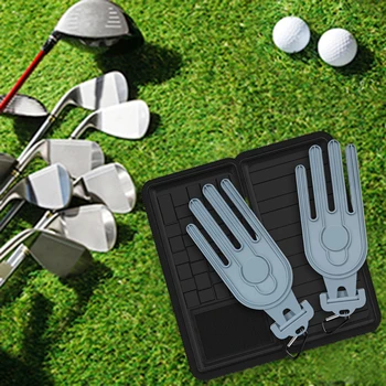 Черно-Сива Чанта за съхранение на ръкавици за голф, Издръжлив комплект химикалки и маркери за игри на голф